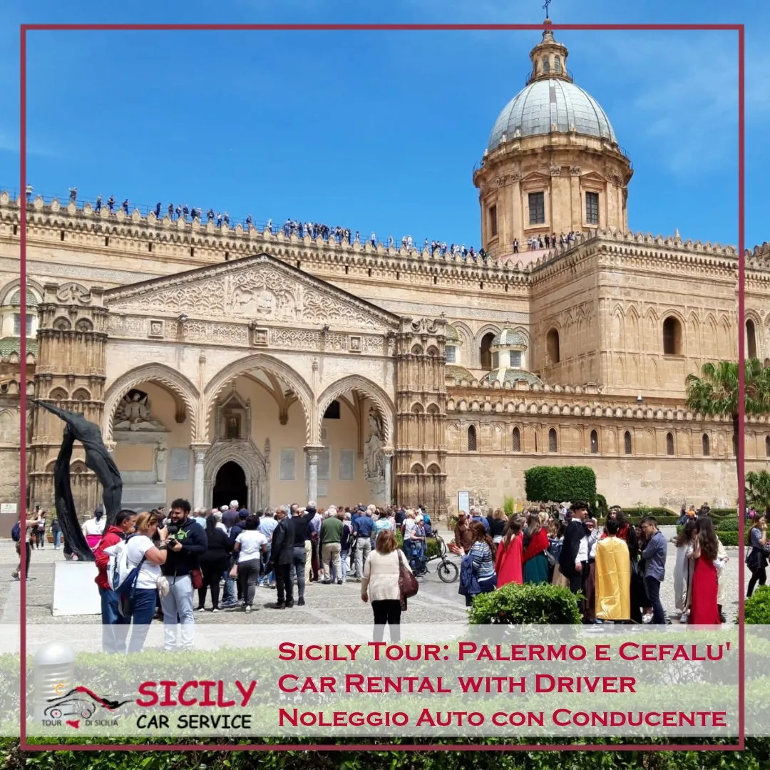 Palermo and Cefalù by Private Driver: Raffaele and Marilena among golden domes, markets, and the sea