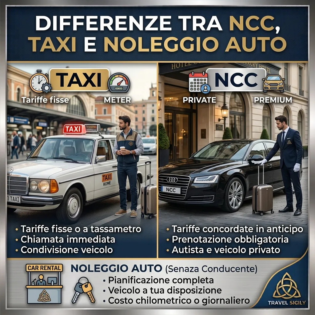 Private Driver Sicily: Chauffeur, Taxi or Rental Car?