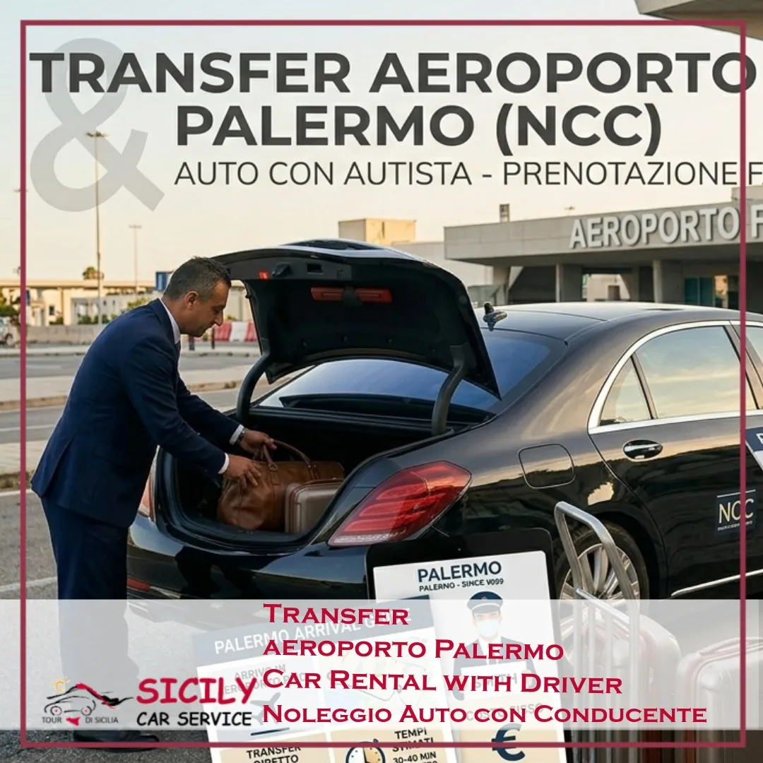 tansfer Aeroporto Palermo: Auto con Conducente NCC per Sicilia Ovest